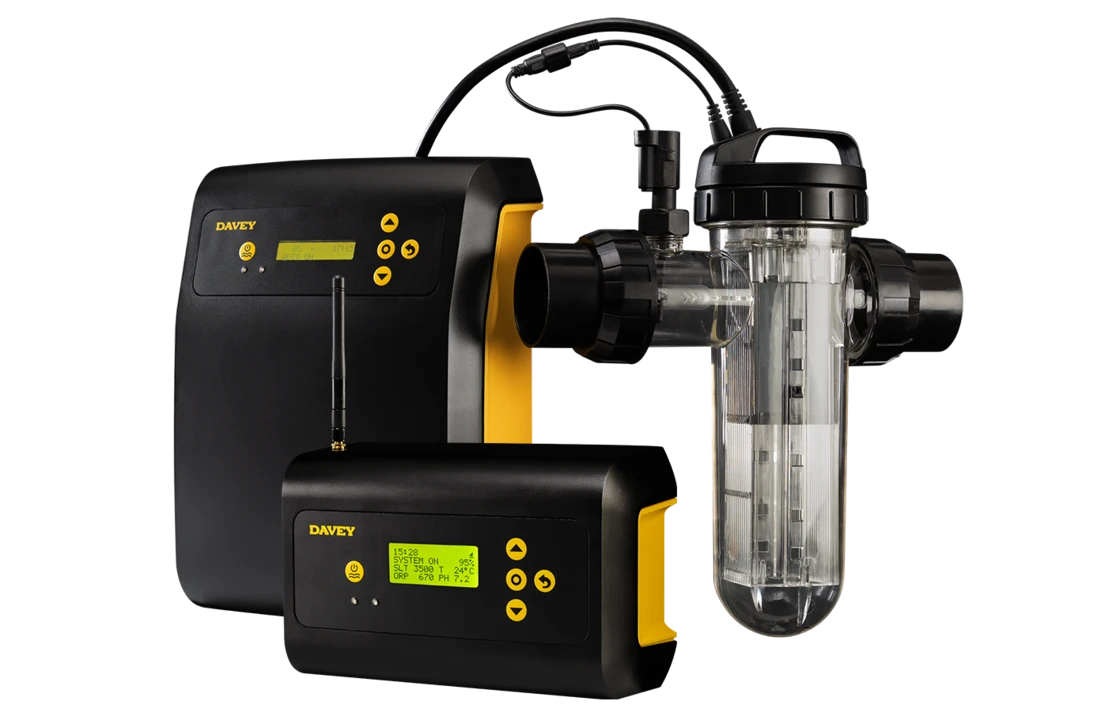 Davey Water Products ProMatic Lifeguard Zoutelektrolyse 1 Davey Water Products ProMatic Lifeguard Zoutelektrolyse