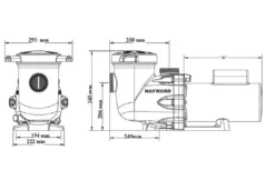 Hayward Hayward TriStar Zwembadpomp 28m3/h -230V – 1,50KW 5 Hayward Hayward TriStar Zwembadpomp 28m3/h -230V – 1,50KW -Hayward Verkoop hayward hayward tristar zwembadpomp 28m3 h 230v 15 2