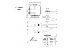 Lacron Lacron Zandfilter Hi Rate 15m3 -Hayward Verkoop lacron lacron zandfilter hi rate 15m3 2