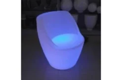 Poolstyle Lichtgevende RGB LED Stoel Met Zithoogte 55cm -Hayward Verkoop poolstyle lichtgevende rgb led stoel met zithoogte 2