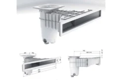 Weltico Weltico Skimmer A800 Hoogwaterlijn Wit - Prefab En Paneelbaden -Hayward Verkoop weltico weltico skimmer a800 hoogwaterlijn wit pre 3